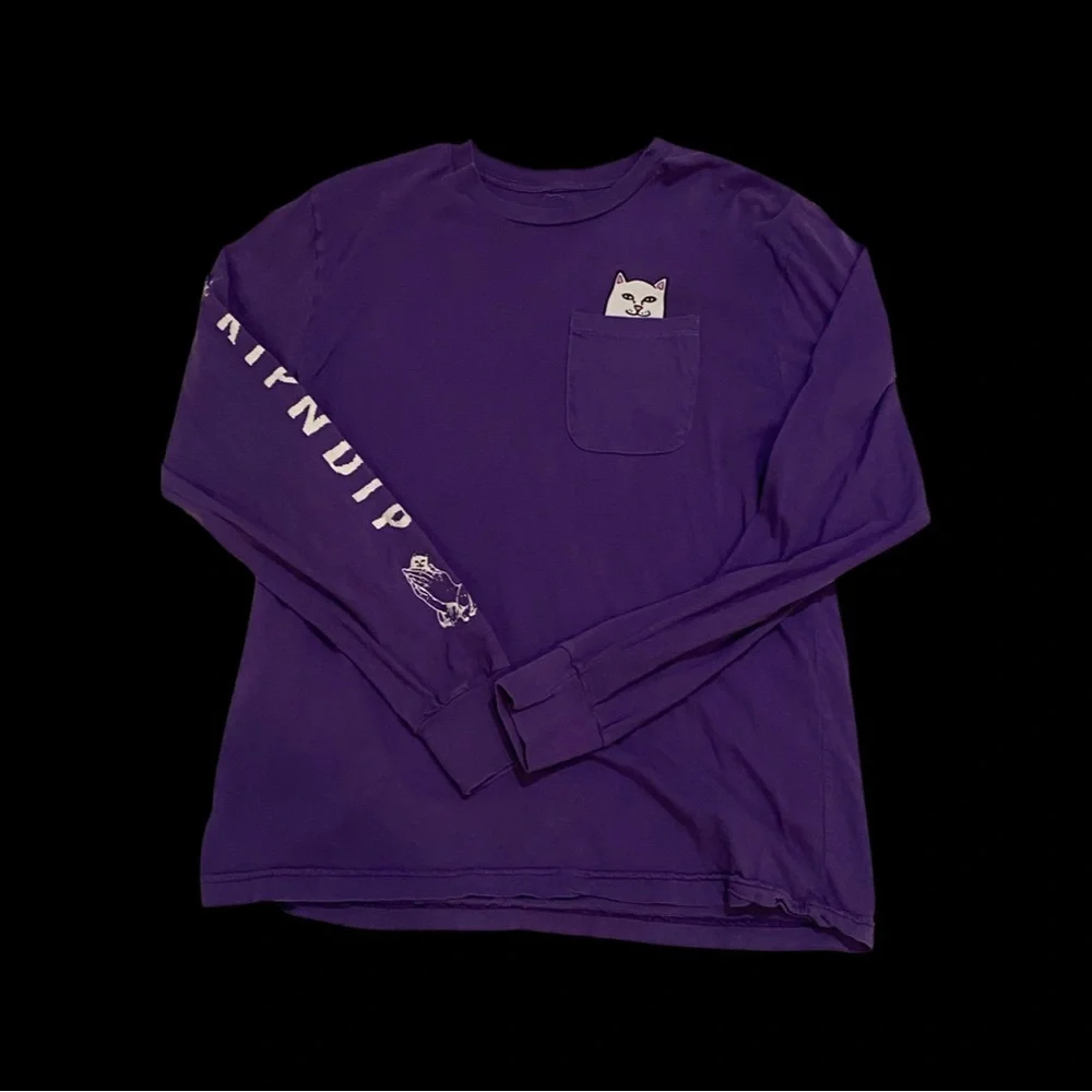 RipNDip Purple Long sleeve size small - Picture 2 of 6